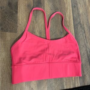 Lululemon hot pink Y-back sports bra